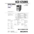 SONY HCDVZ50MD Service Manual cover photo