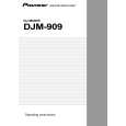 PIONEER DJM-909/KUCXJ Owner's Manual cover photo