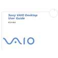 SONY PCV-RX1 VAIO Owner's Manual cover photo