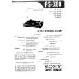 SONY PS-X60 Service Manual cover photo