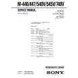 SONY M447 Service Manual cover photo