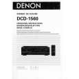 DENON DCD-1560 Owner's Manual cover photo