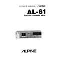 ALPINE AL-61 Service Manual cover photo