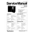 TECHNICS SB-8 Service Manual cover photo