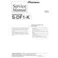 PIONEER S-DF1-K Service Manual cover photo