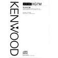 KENWOOD XG7M Owner's Manual cover photo