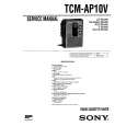 SONY TCMAP10V Service Manual cover photo