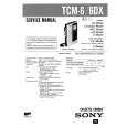 SONY TCM6/DX Service Manual cover photo