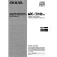 AIWA ADC-EX108 Owner's Manual cover photo