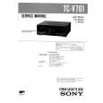 SONY TCV701 Service Manual cover photo
