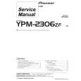 PIONEER YPM2306ZF Service Manual cover photo