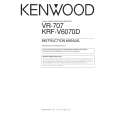 KENWOOD VR707 Owner's Manual cover photo