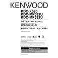 KENWOOD KDC-MP632U Owner's Manual cover photo