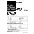 PIONEER PL320 Service Manual cover photo