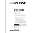 ALPINE PXAH510 Owner's Manual cover photo