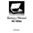 PIONEER PL630 Service Manual cover photo