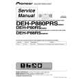 PIONEER DEH-P80PRS Service Manual cover photo