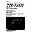 SONY CCD-FX525 Owner's Manual cover photo