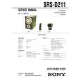 SONY SRSD211 Service Manual cover photo