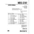 SONY MDSS707 Service Manual cover photo