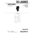 SONY SSLA500ED Service Manual cover photo