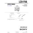 SONY LCHFHA Service Manual cover photo