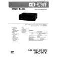 SONY CDX6062 Service Manual cover photo