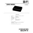 SONY DDP1 Service Manual cover photo