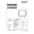 TOSHIBA 2104XS1 Service Manual cover photo