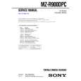 SONY MZR900DPC Service Manual cover photo