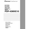 PIONEER PDP42MXE10 Owner's Manual cover photo