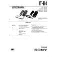 SONY ITB4 Service Manual cover photo