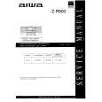 AIWA ZR900 Service Manual cover photo