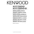 KENWOOD KVT-725DVD Owner's Manual cover photo