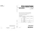SONY PCGF480K Service Manual cover photo