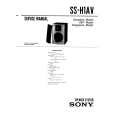 SONY SS-H1AV Service Manual cover photo