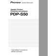 PIONEER PDP-S50 Owner's Manual cover photo