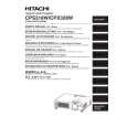 HITACHI CPX328W Owner's Manual cover photo