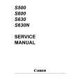 CANON S600 Service Manual cover photo