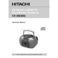 HITACHI CX36EBS Owner's Manual cover photo