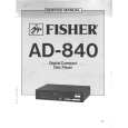FISHER AD-840 Service Manual cover photo