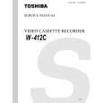 TOSHIBA W412C Service Manual cover photo