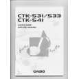 CASIO CTK541 Owner's Manual cover photo