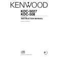 KENWOOD KDC-5027 Owner's Manual cover photo