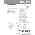 SONY MHC3500 Service Manual cover photo