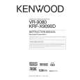 KENWOOD VR-9080 Owner's Manual cover photo
