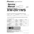 PIONEER XW-DV1WS/MAXJ Service Manual cover photo