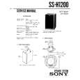 SONY SSH1200 Service Manual cover photo