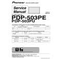 PIONEER PDP-503HDG/TLDPBR Service Manual cover photo