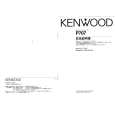 KENWOOD P707 Owner's Manual cover photo
